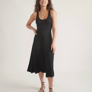Marine Layer Lexi Rib Fit and Flare Midi Dress